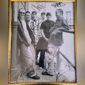Linkin Park Autographed Framed Photo